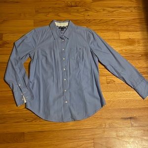 Tommy Hilfiger , Blue , button blouse. 100% cotton